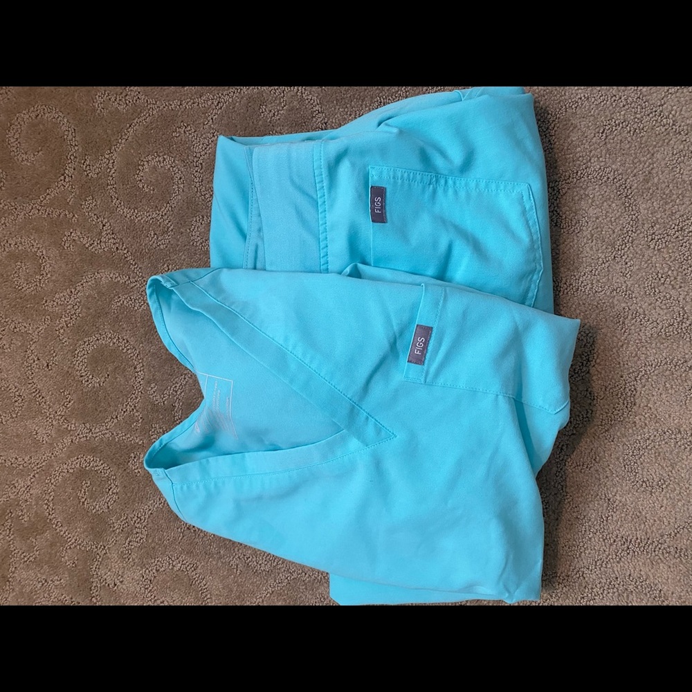 Figs teal scrubs